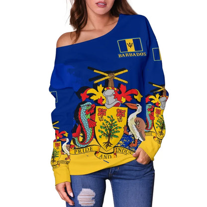 Barbados Special Off Shoulder Sweater