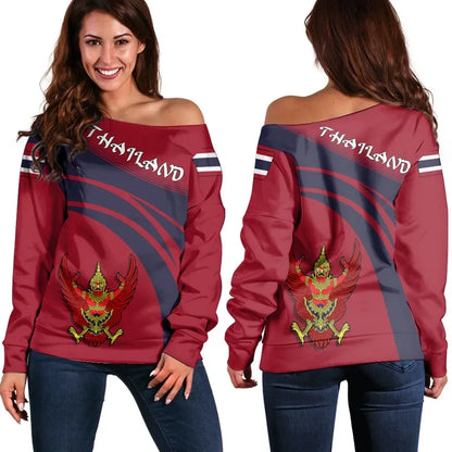 Thailand Coat Of Arms Shoulder Sweater Cricket