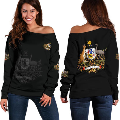 Australia Women's Off Shoulder Sweater