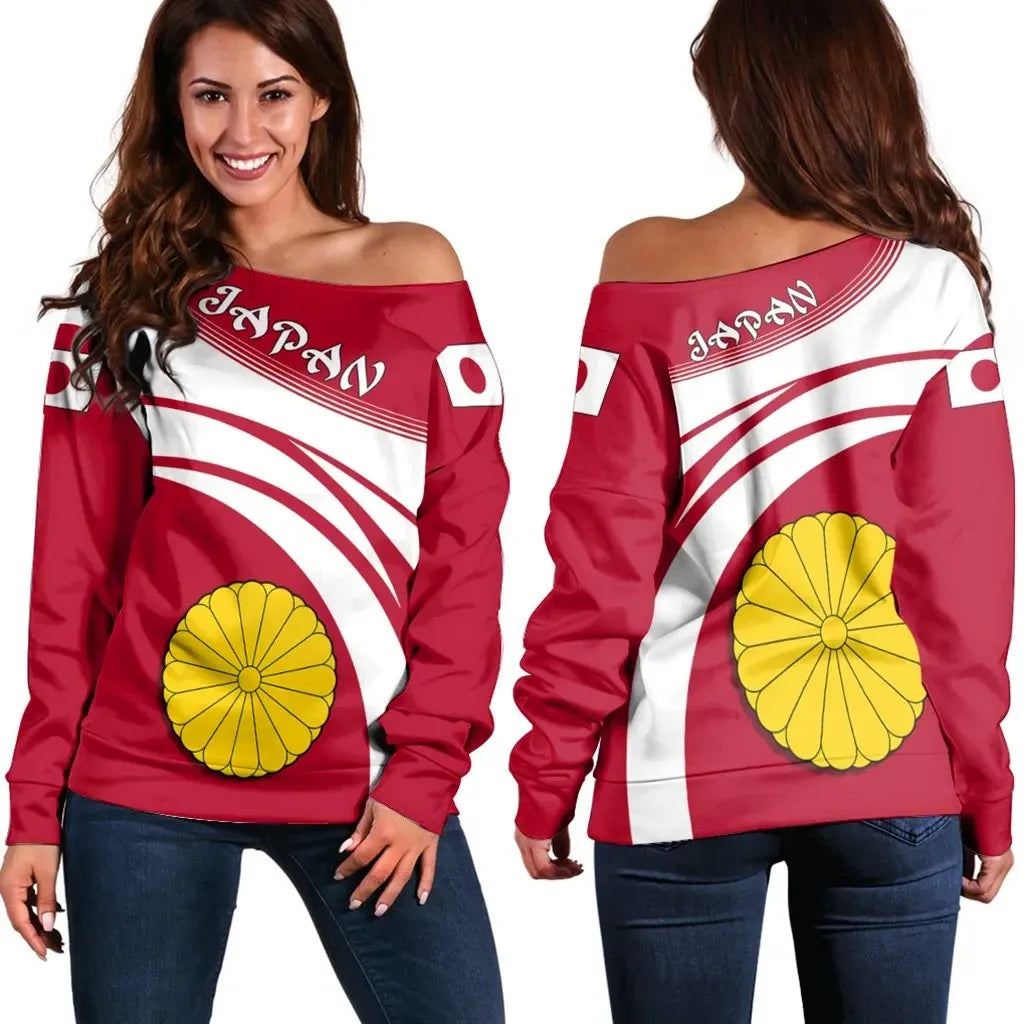 Japan Coat Of Arms Shoulder Sweater Cricket