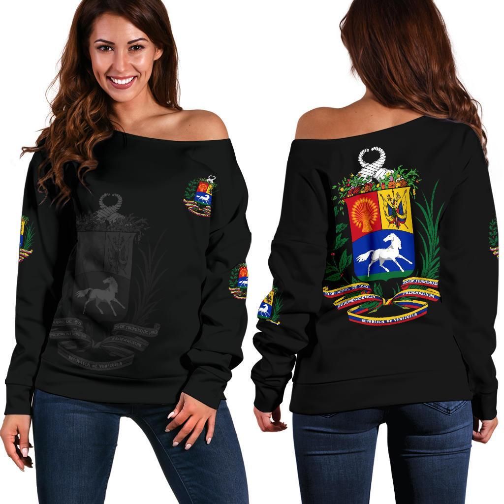 Venezuela Women's Off Shoulder Sweater