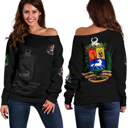 Venezuela Women's Off Shoulder Sweater