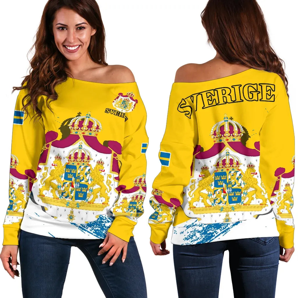 Sweden Special Off Shoulder Sweater