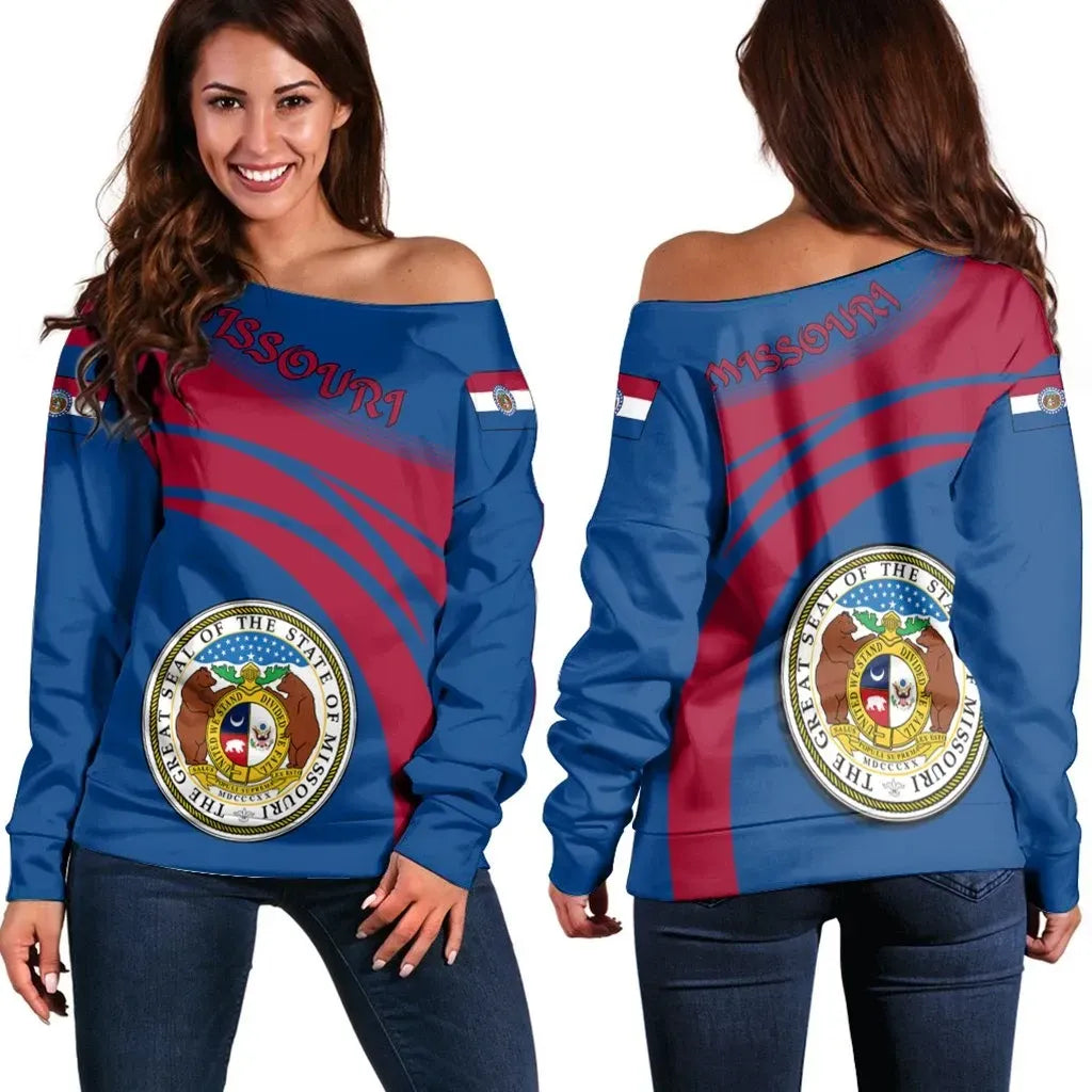 Missouri Coat Of Arms Shoulder Sweater Cricket