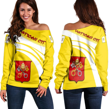 Vatican City Coat Of Arms Shoulder Sweater Cricket
