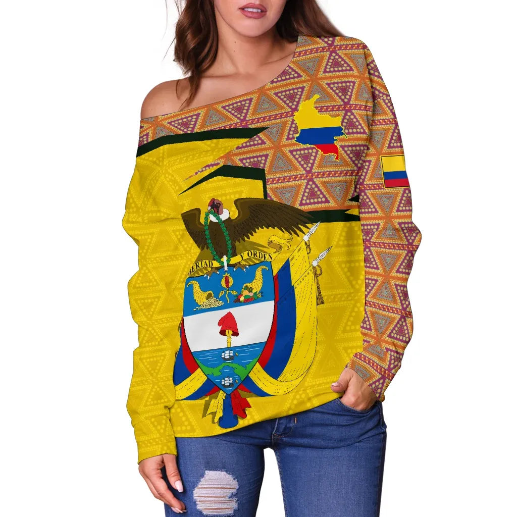 Colombia Off Shoulder Sweater HOME
