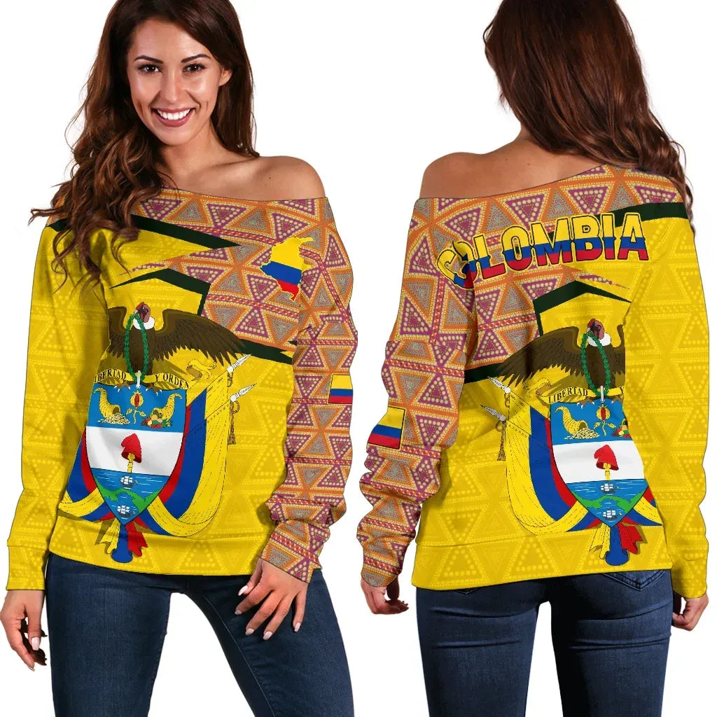 Colombia Off Shoulder Sweater HOME