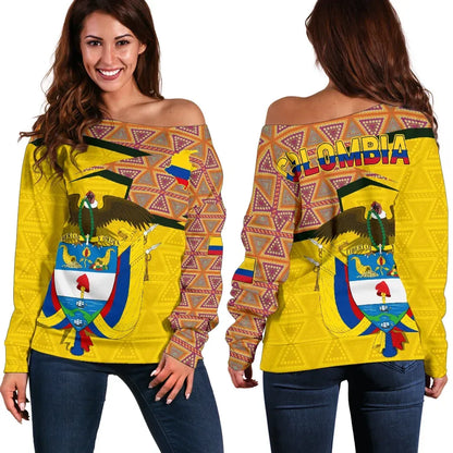 Colombia Off Shoulder Sweater HOME