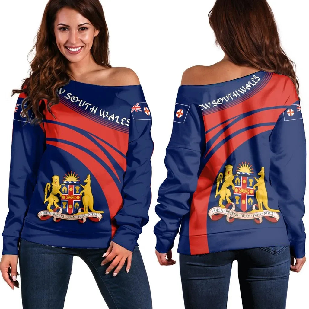 New South Wales Coat Of Arms Shoulder Sweater Cricket