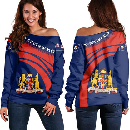 New South Wales Coat Of Arms Shoulder Sweater Cricket