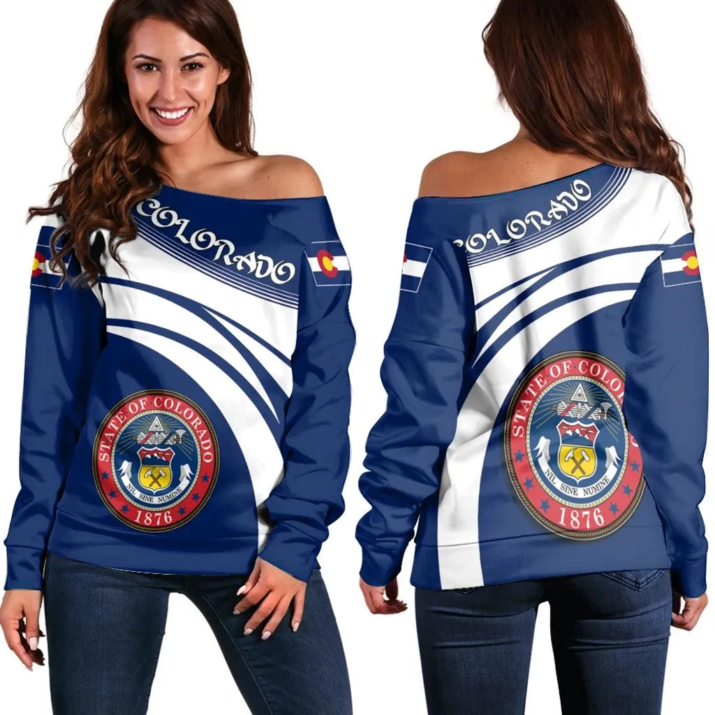 Colorado Coat Of Arms Shoulder Sweater Cricket