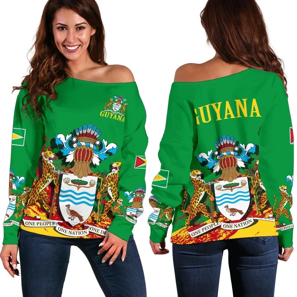 Guyana Special Off Shoulder Sweater