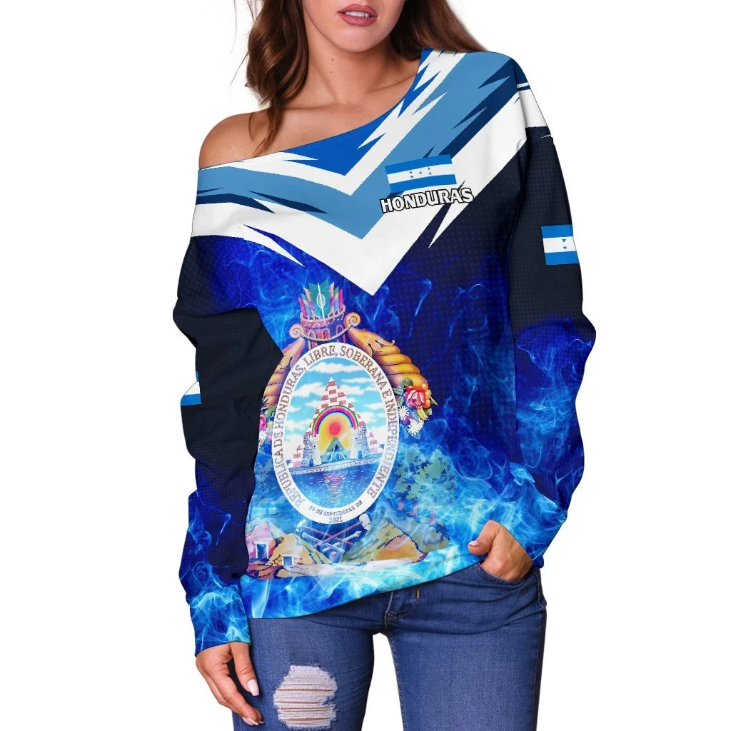 Honduras Women's Off Shoulder Sweater New Release