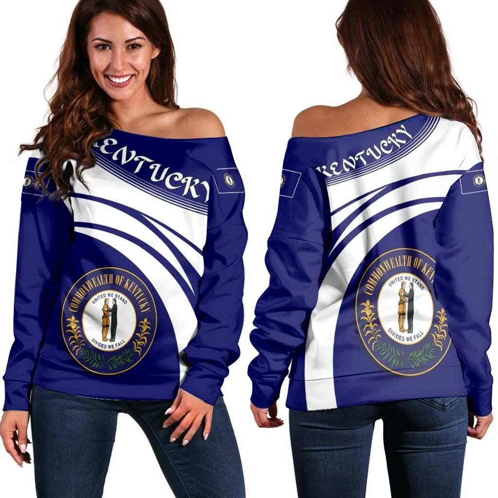 Kentucky Coat Of Arms Shoulder Sweater Cricket