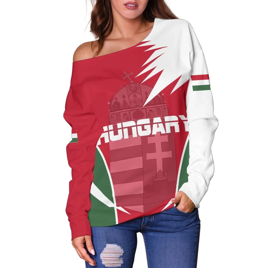 Hungary Active Off Shoulder Sweater
