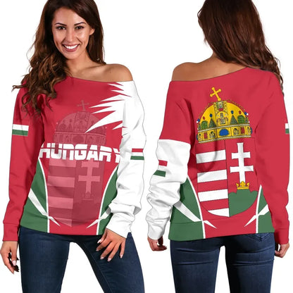 Hungary Active Off Shoulder Sweater