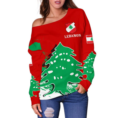 Lebanon Special Off Shoulder Sweater