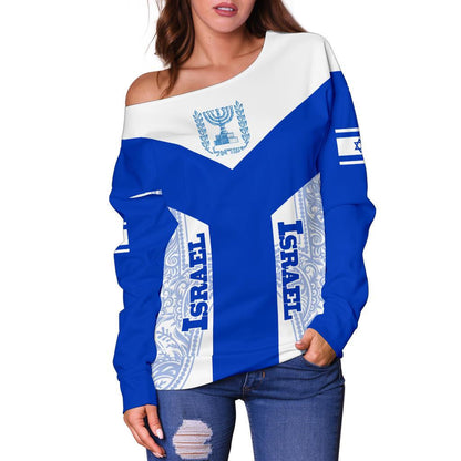 Israel Off Shoulder Sweater Rising