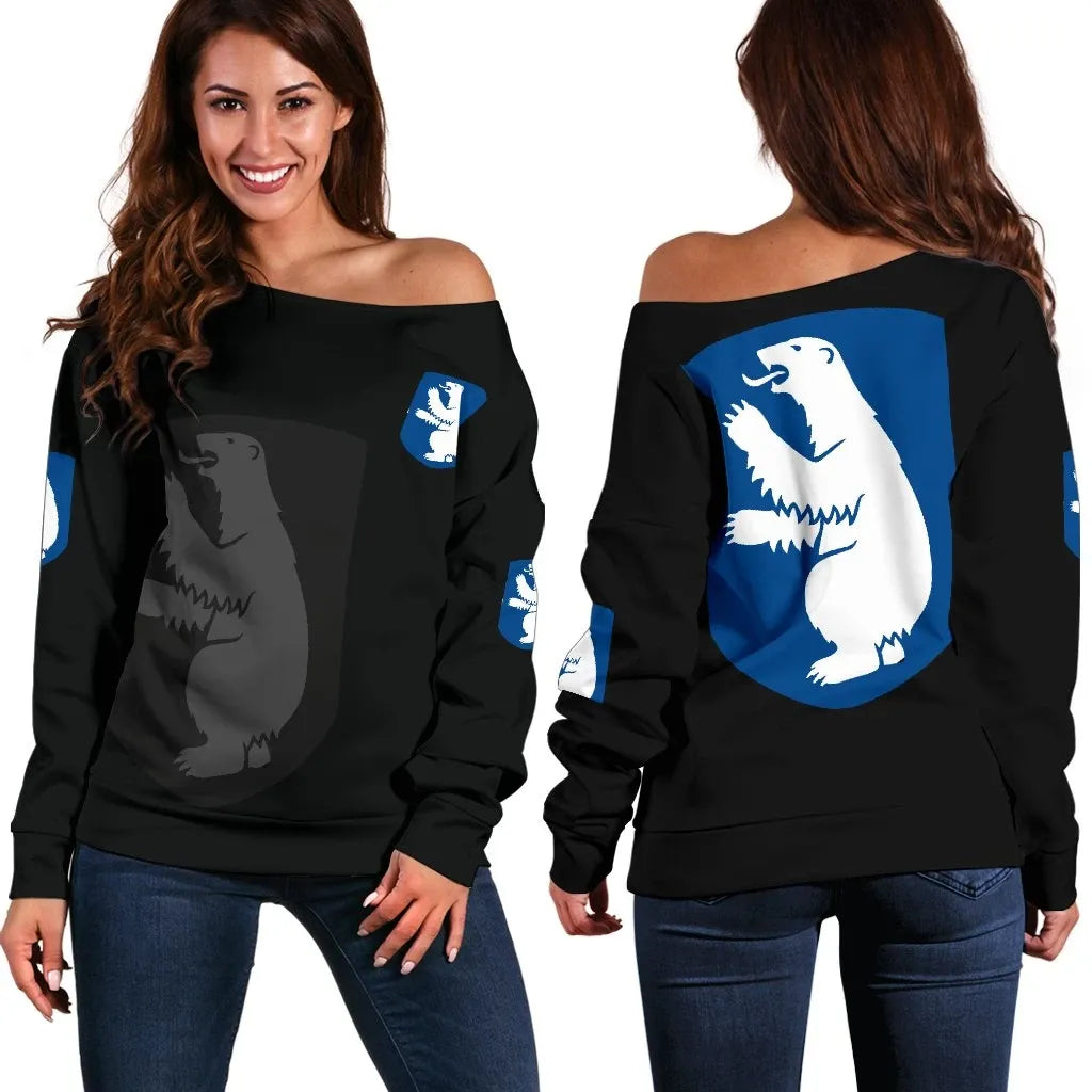 Greenland Women's Off Shoulder Sweater