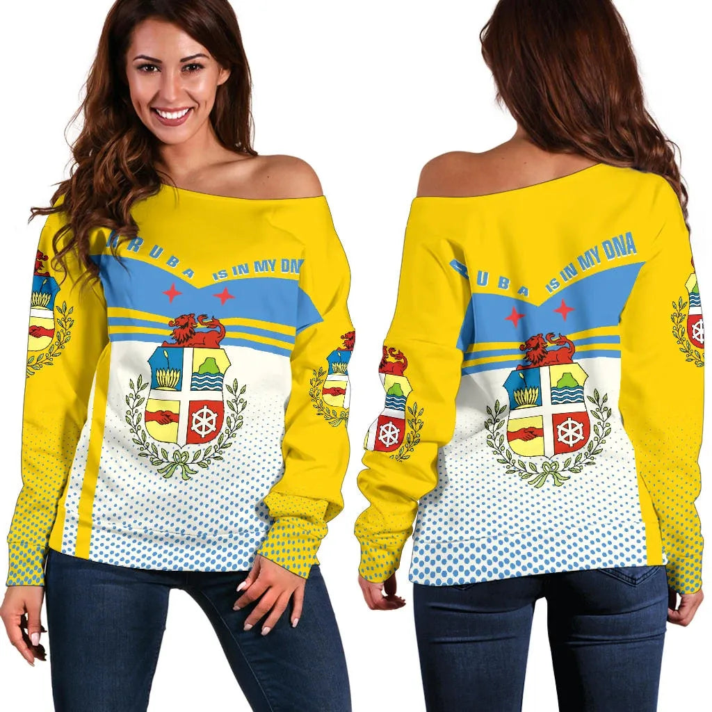 Aruba Victory Off Shoulder Sweater
