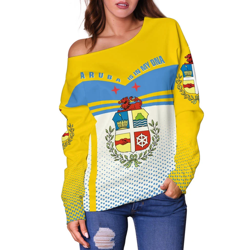 Aruba Victory Off Shoulder Sweater