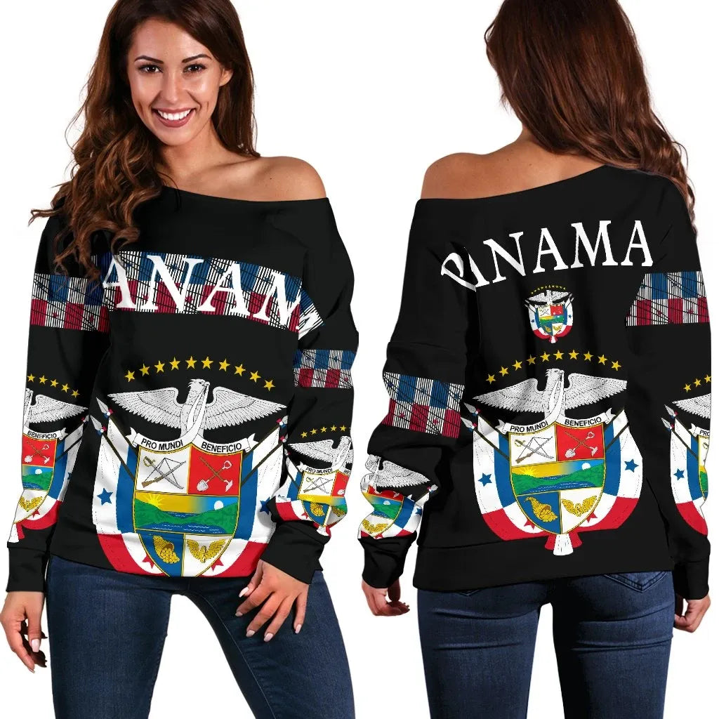 Panama,United Women's Off Shoulder Sweater