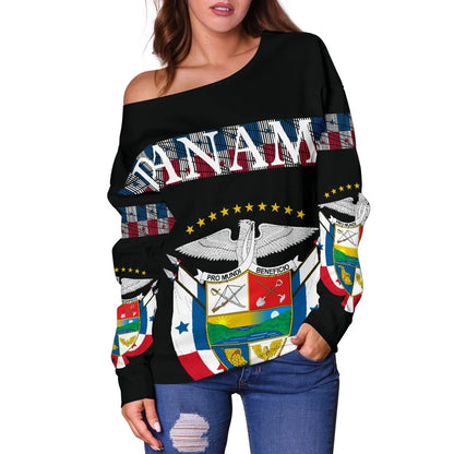 Panama,United Women's Off Shoulder Sweater