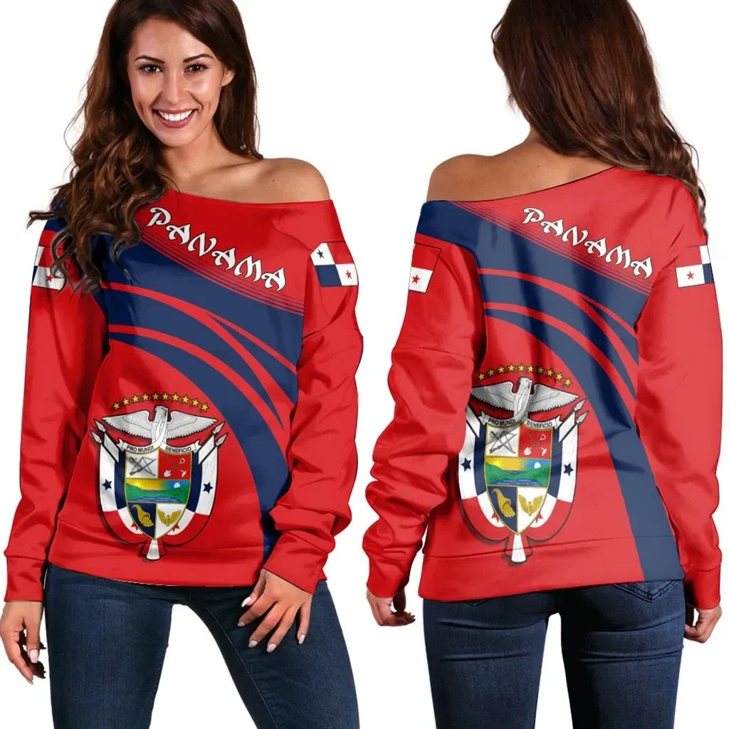 Panama Coat Of Arms Shoulder Sweater Cricket