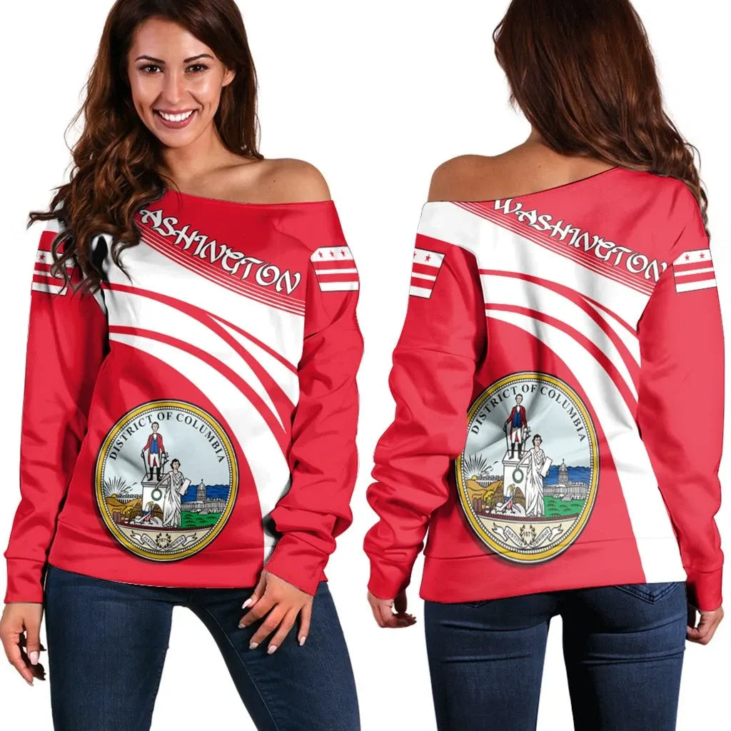 Washington D.C. Coat Of Arms Shoulder Sweater Cricket
