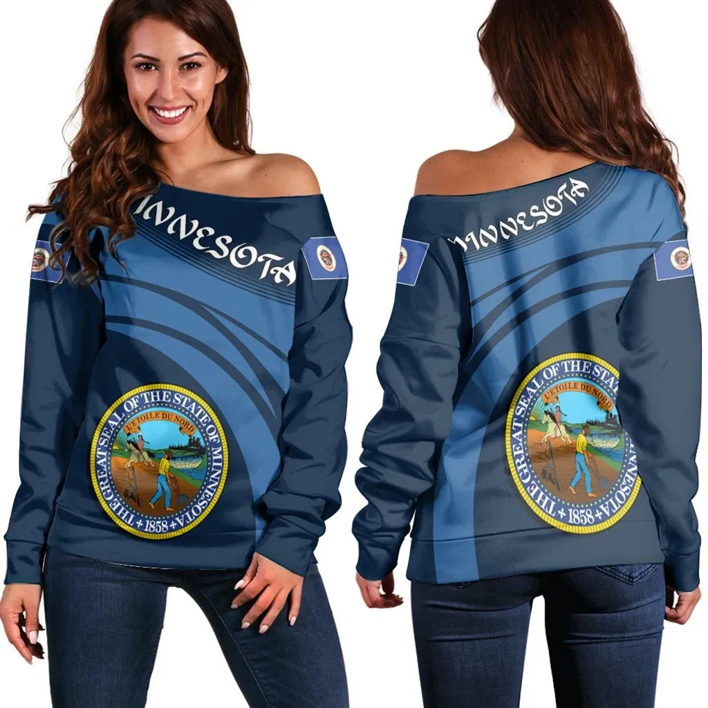 Minnesota Coat Of Arms Shoulder Sweater Cricket