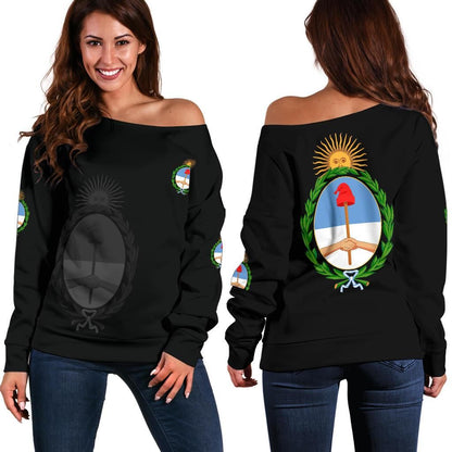 Argentina Women's Off Shoulder Sweater