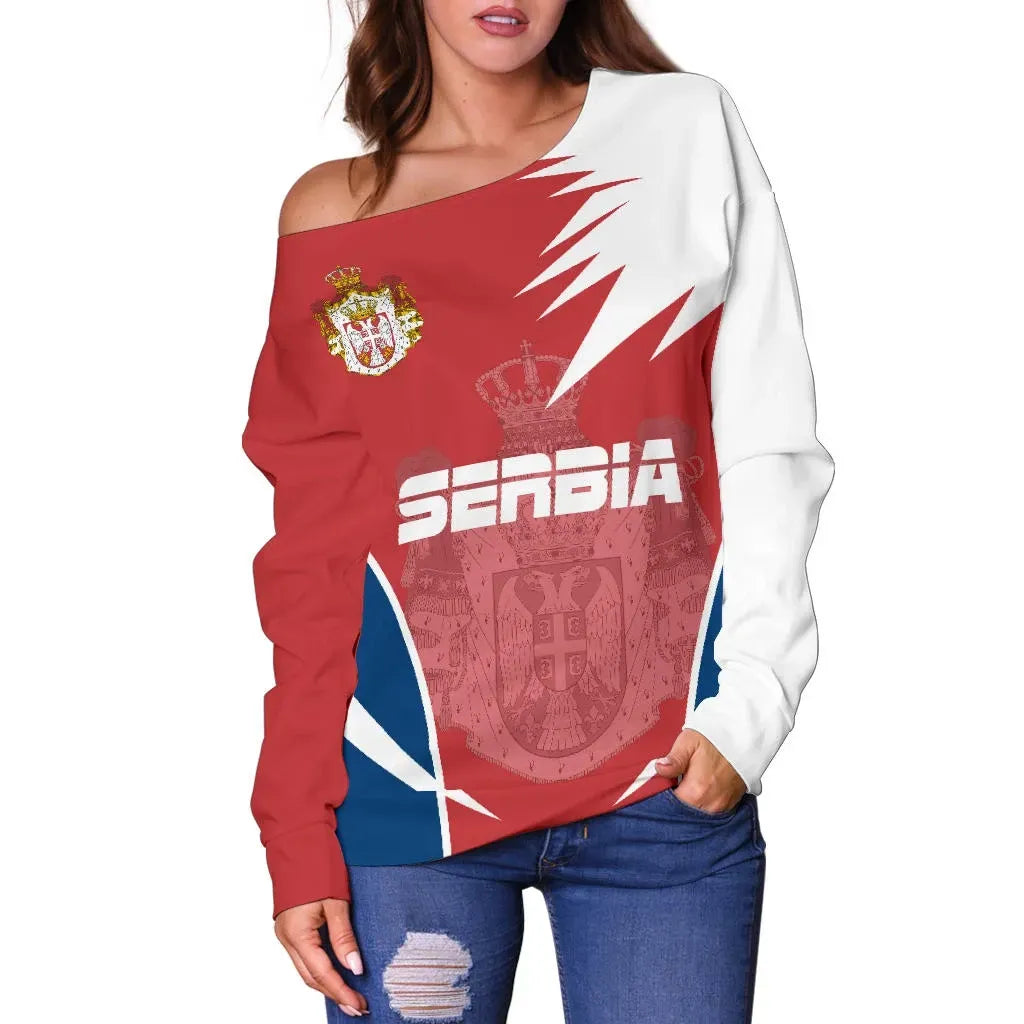 Serbia Off Shoulder Sweater Active