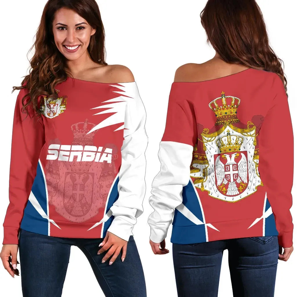 Serbia Off Shoulder Sweater Active