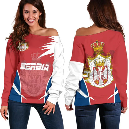 Serbia Off Shoulder Sweater Active