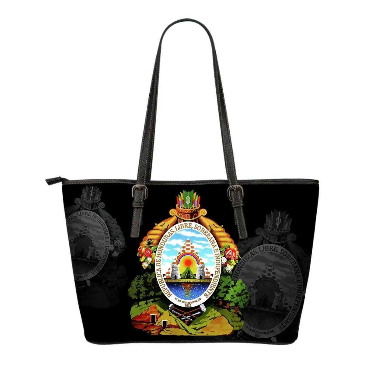 Honduras Leather Tote Bag Size