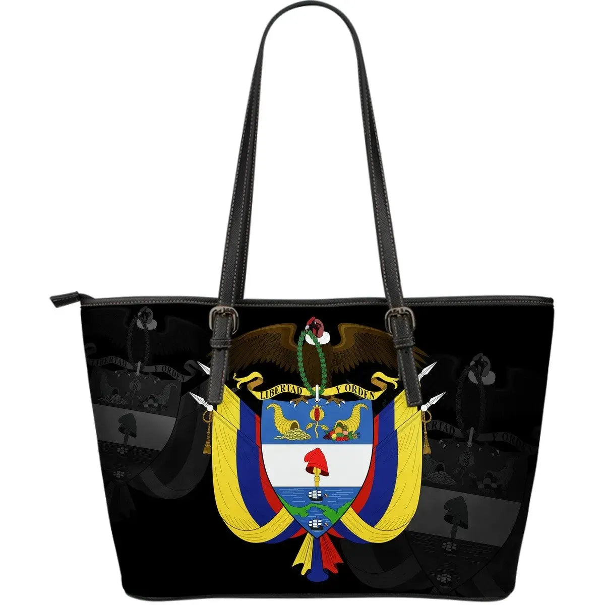 Colombia Leather Tote Bag Size