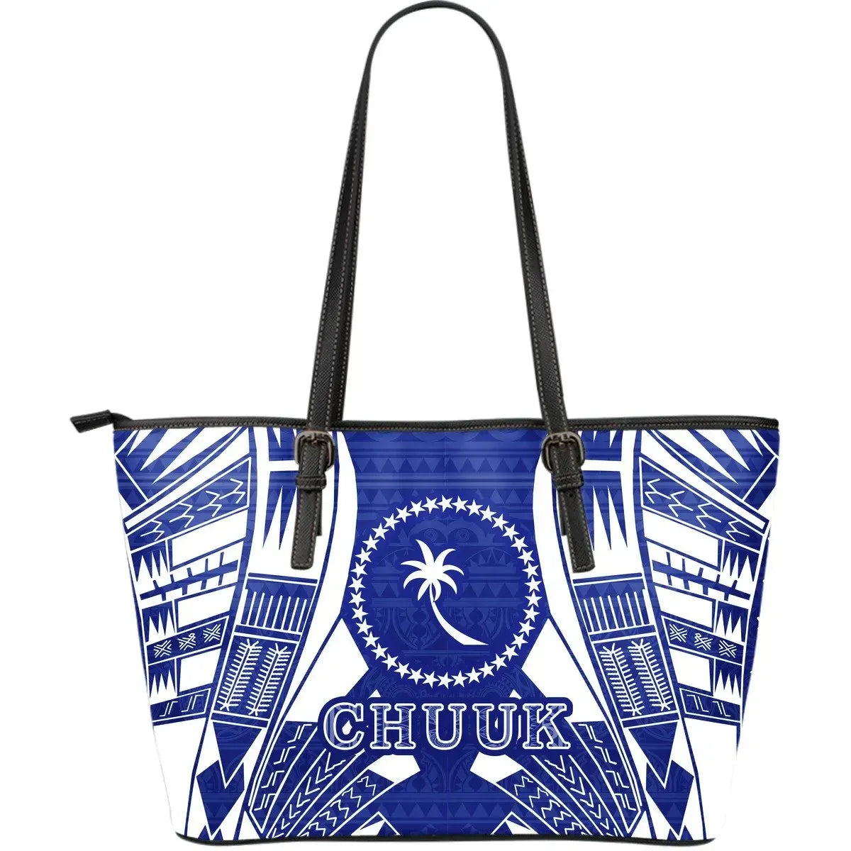 Chuuk Leather Tote Bag Tattoo Style Bn01
