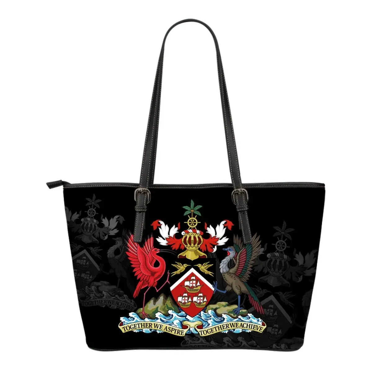 Trinidad And Tobago Leather Tote Bag Size
