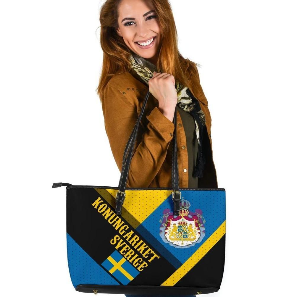 Sweden Leather Tote Bag Kingdom Of Sweden