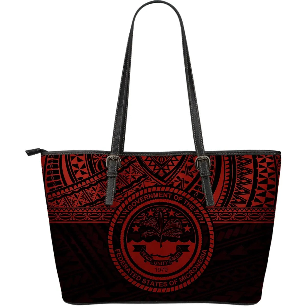 Federated States Of Micronesia Leather Tote Bag Bn01