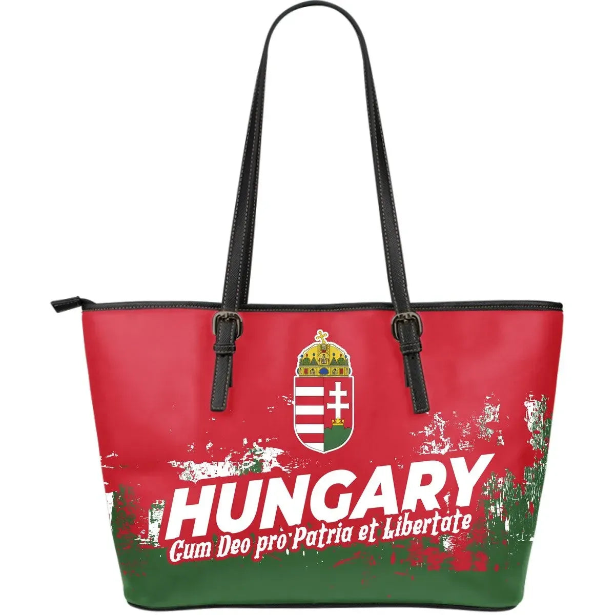 Hungary Leather Tote Bag Smudge Style 1