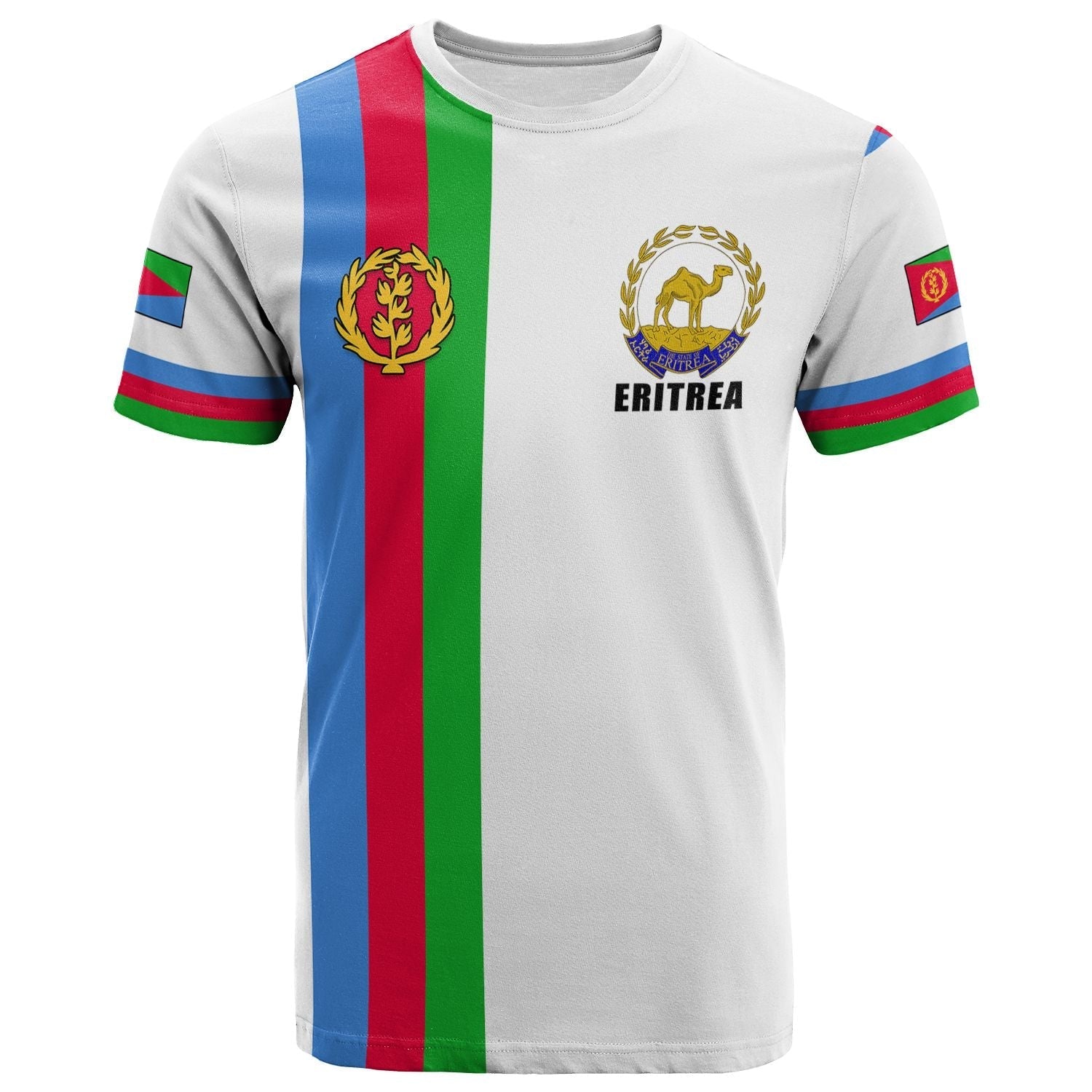 Eritrea T Shirt Striped