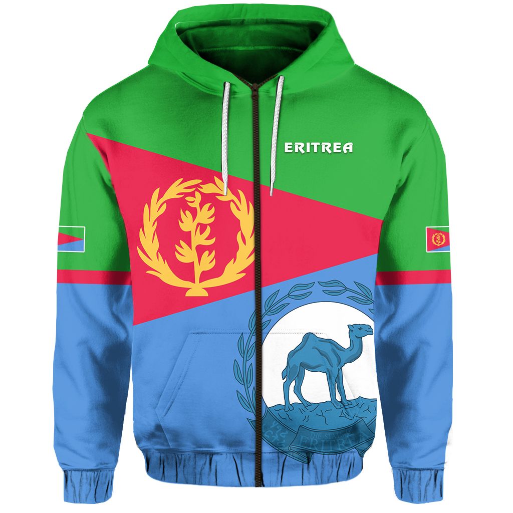 Eritrea Zip Hoodie Flag 02