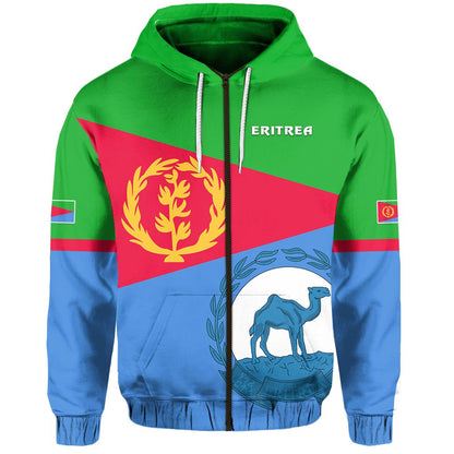 Eritrea Zip Hoodie Flag 02