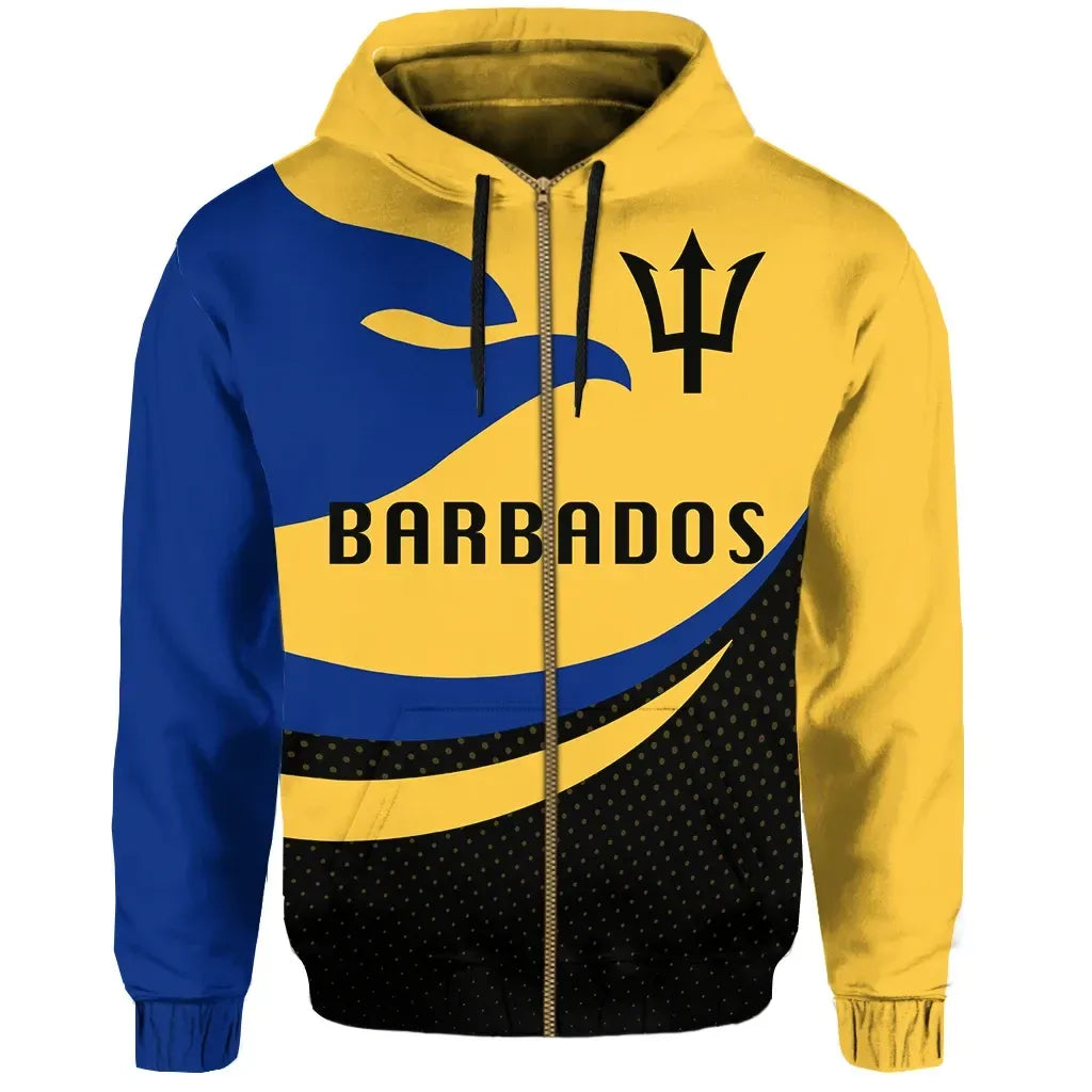 Barbados Zip Hoodie Proud Version