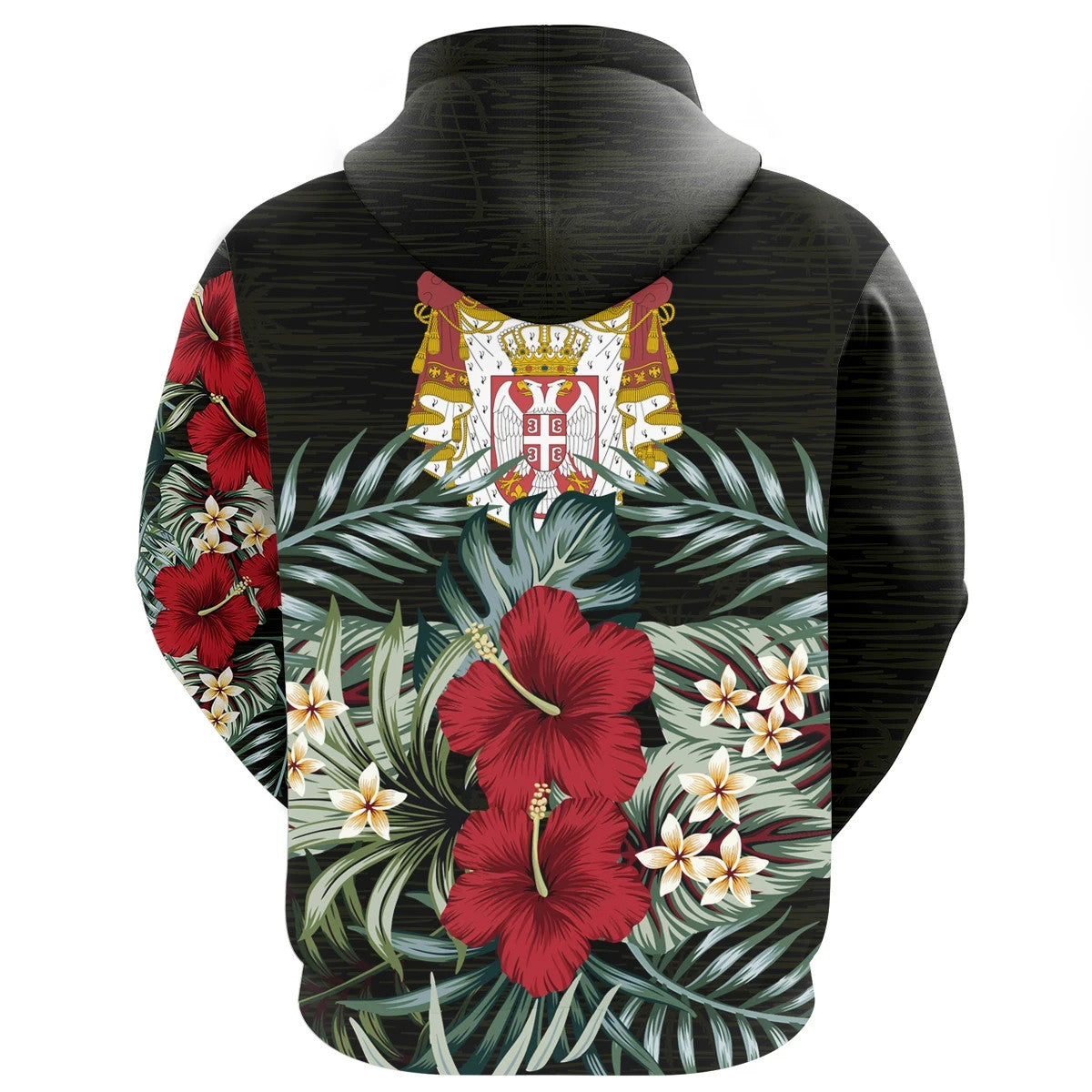 Serbia Hoodie Hibiscus Men/Women
