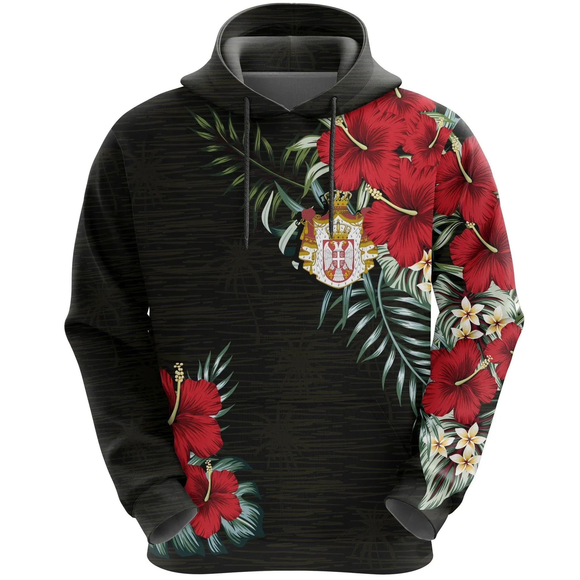 Serbia Hoodie Hibiscus Men/Women