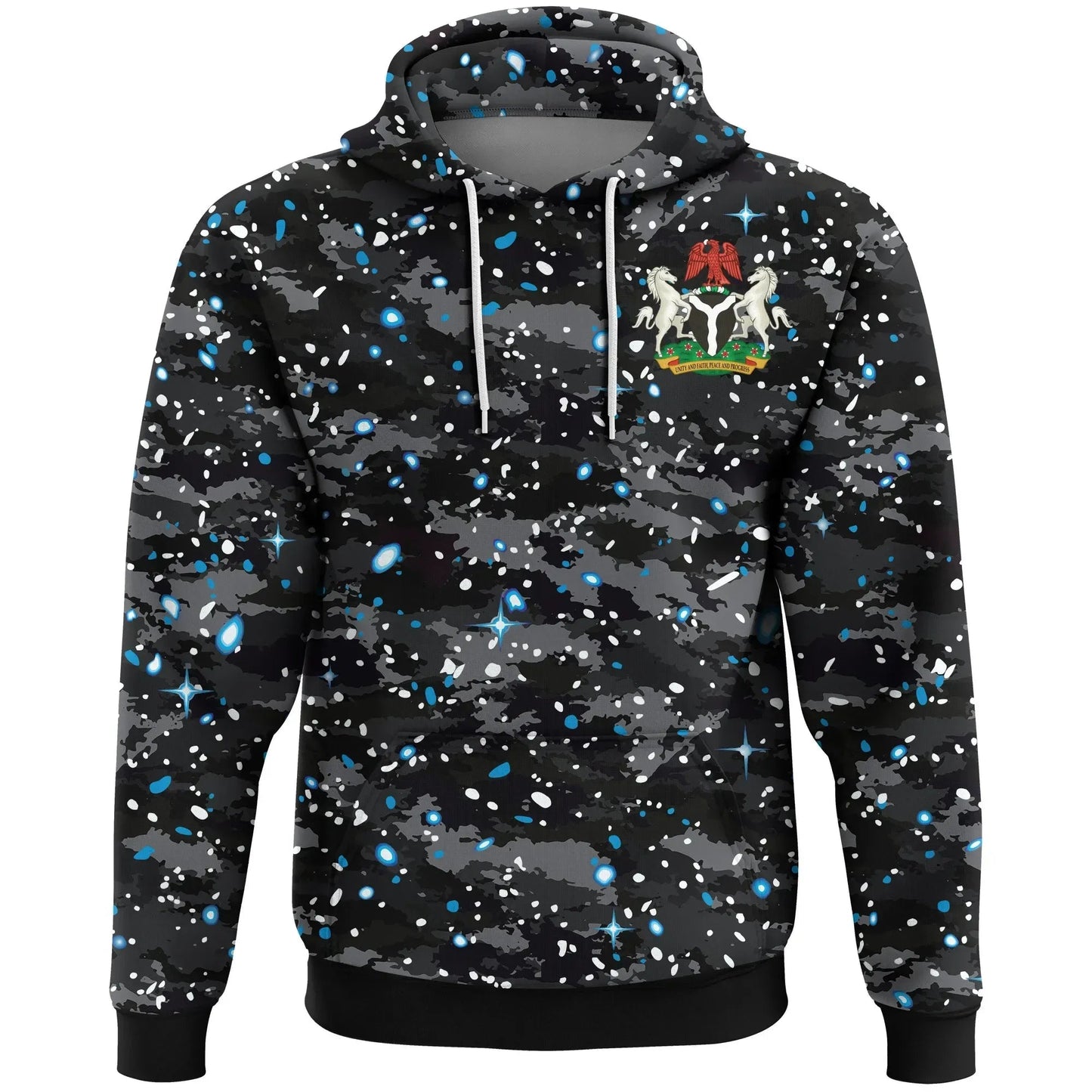 Nigeria Hoodie Space Camo