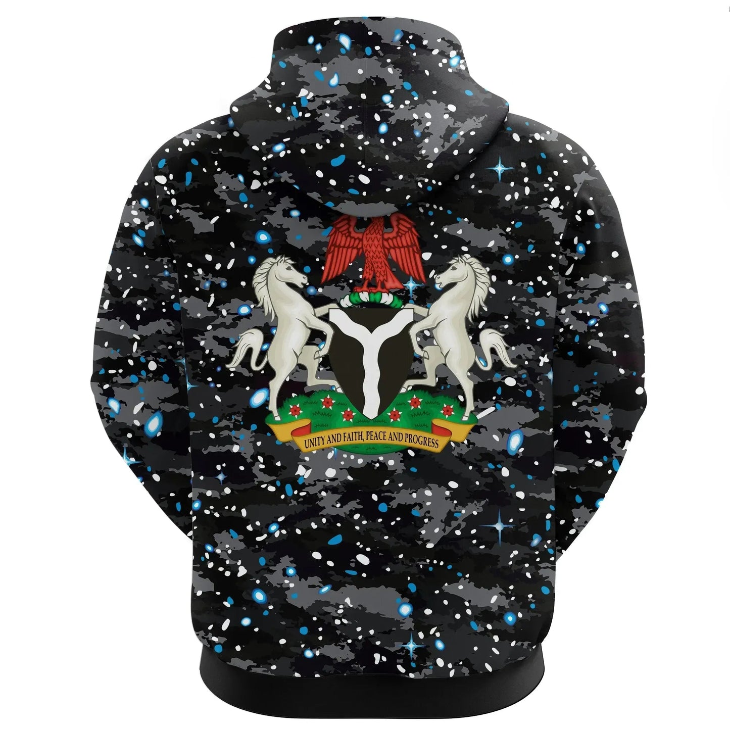 Nigeria Hoodie Space Camo