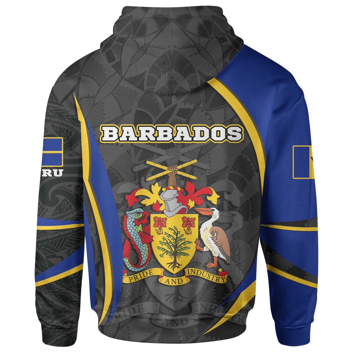 Barbados Hoodie Barbadian Spirit Original